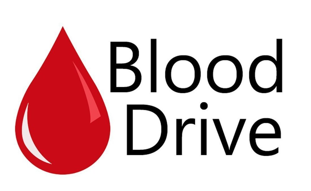Drop of Blood with the words Blood Drive